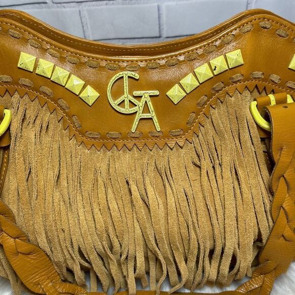 Wood Stock Ranch By Christian Audigier Fringe Bag - Picture 2 of 7